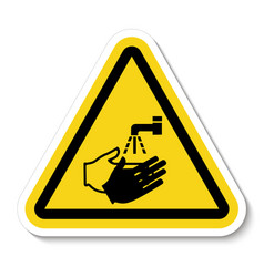 Ppe Iconwash Your Hand Symbol Isolate On White