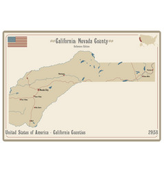 Map Of Nevada County In California