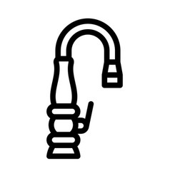 Metal Faucet Water Line Icon