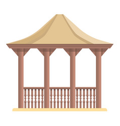 Pergola Art Icon Cartoon Wedding House