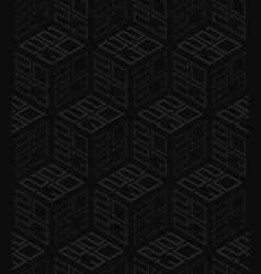 Isometric Seamless Pattern New Year 2023 Design