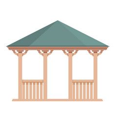 City Pergola Icon Cartoon Wedding House