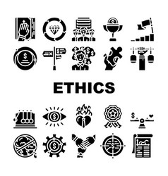 Business Corporate Ethics Company Icons Set