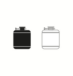 Hip Flask Icon Sign For Web