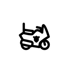 Police Motorcyle Icon