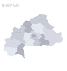 Burkina Faso Political Map Of Administrative