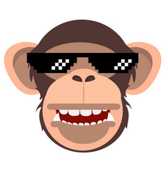 Cool Monkey Wearing Glasses