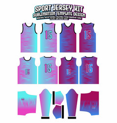 Neon Gradient Jersey Design Sportswear Pattern