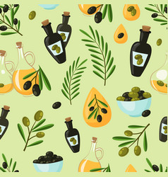 Olive Seamless Pattern