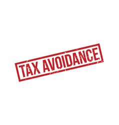 Tax Avoidance Rubber Stamp Seal