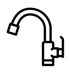 Sink Faucet Water Line Icon