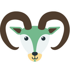 Goat In Minimal Style