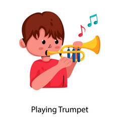 Playing Trumpet