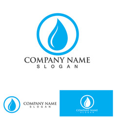 Water Drop Logo Template