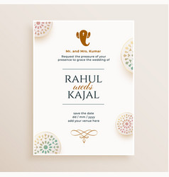 Indian Wedding Invitation Card For The Shaadi