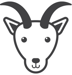 Goat In Minimal Style