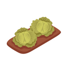 Isometric Cabbage Icon