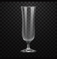 Realistic Empty Glass For Mulled Wine Isolated