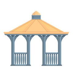 Street Shelter Icon Cartoon Pergola House