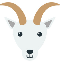 Goat In Minimal Style