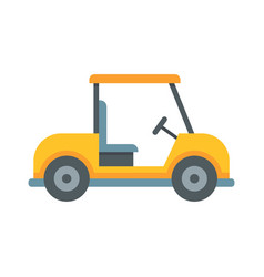 Golf Cart Icon Flat Style