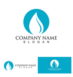 Water Drop Logo Template