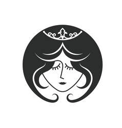 Princess Head Icon Concept Design