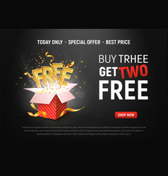 Buy 3 Get 2 Free Ad Special