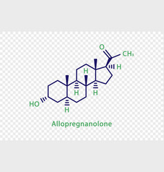 Allopregnanolone Chemical Formula