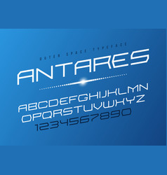 Antares Futuristic Decorative Font Design