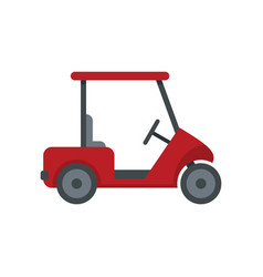 Golf Cart Buggy Icon Flat Style