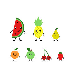 Funny Cute Fruits And Berries