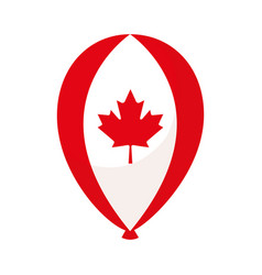 Canada Day Balloon Flag