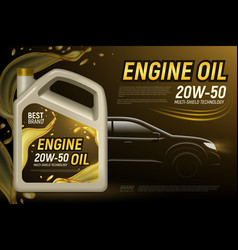 Car Engine Oil Advertisement