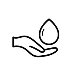 Clean Hand Muslim Line Icon Logo