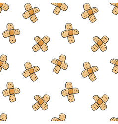 Crossed First Aid Band Pattern