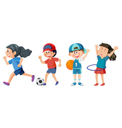 Kids Enjoying Various Sports