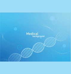 Medical Background With Dna Mesh And