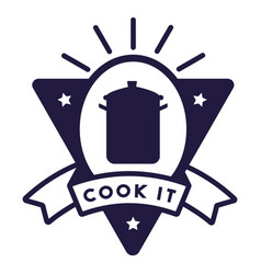 Pot Cook It Triangle Badge