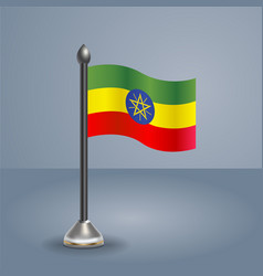 State Table Flag Of Ethiopia