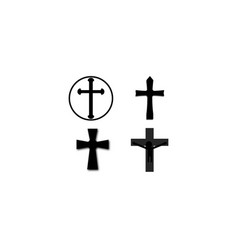 Symbol Of Christian Cross Icon Logo