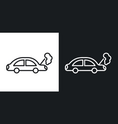 Car Breakdown Icon Set Motor Repair Auto Symbol