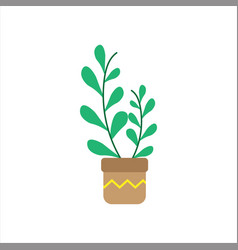 Home Plant And Pot Elements