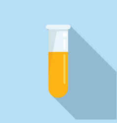 Test Tube Icon Flat Expert Control