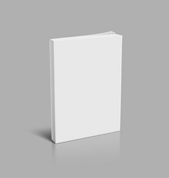 White Soft Cover Book Mockup On Glossy Table