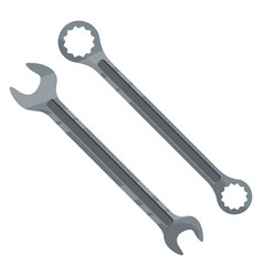 Two Wrenches On White Background