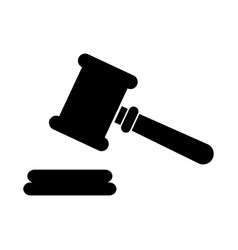 Judge Hammer Icon Law Auction Symbol Gavel