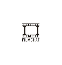 Photo Video Film Stripes Bubble Chat Movie Logo