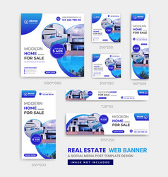 Real Estate Social Media And Web Banner