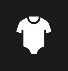 Baby Bodysuit Dark Mode Glyph Ui Icon